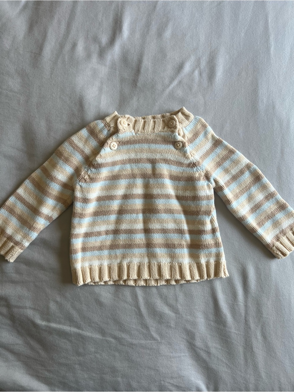 Knit baby boy sweater